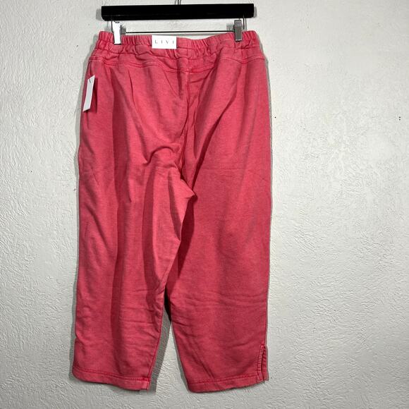 NEW! Lane Bryant Livi Activewear Sweatpants Jogger Salmon - 14/16 - Picture 2 of 3